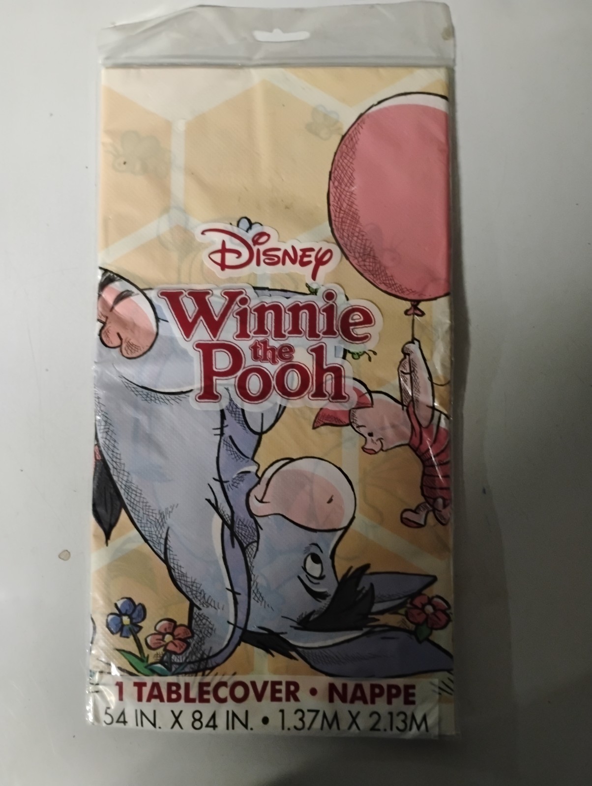 winne the pooh plastic table cloth for any occasion or baby shower
