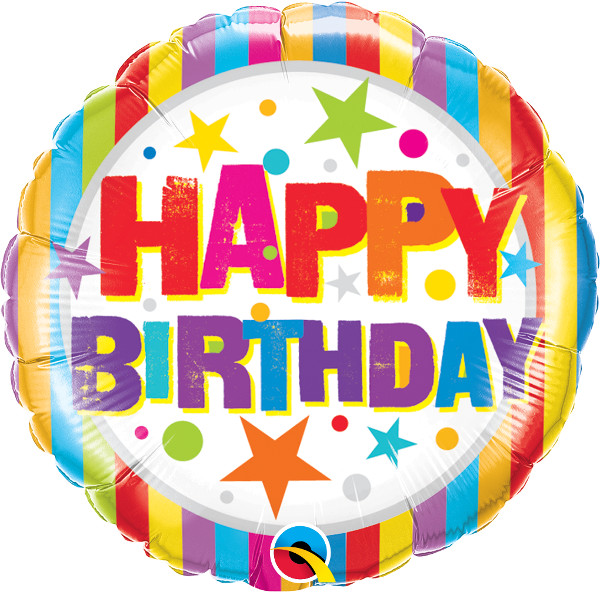 Birthday Balloons 18in/46cm