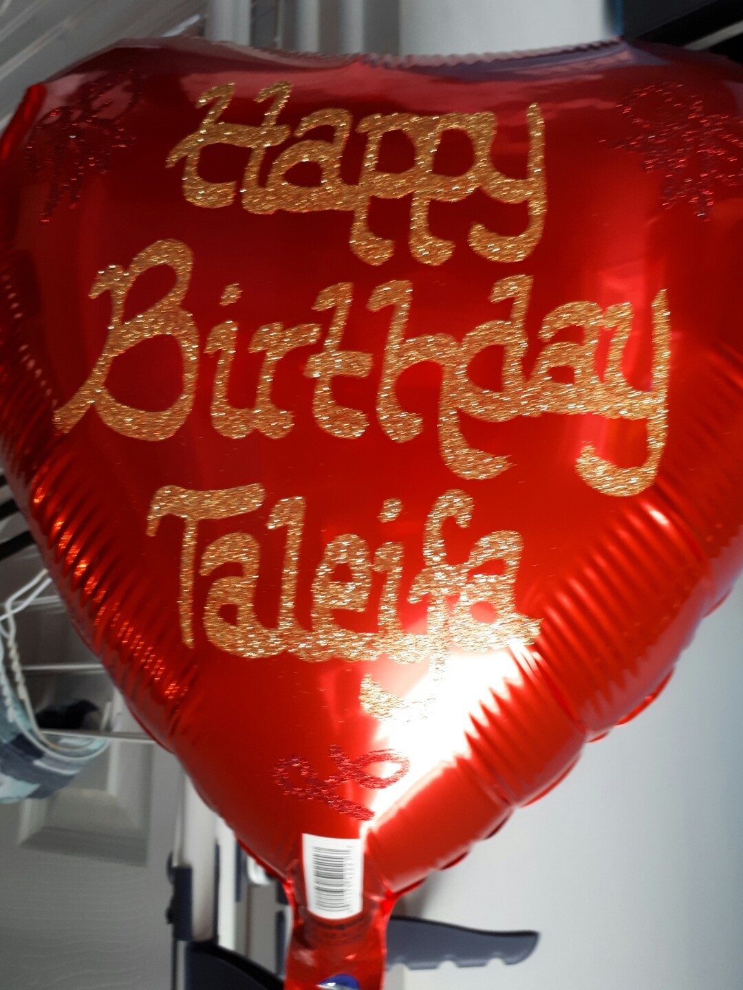 Any Occasion Glitter Personalised Helium Foil Balloon