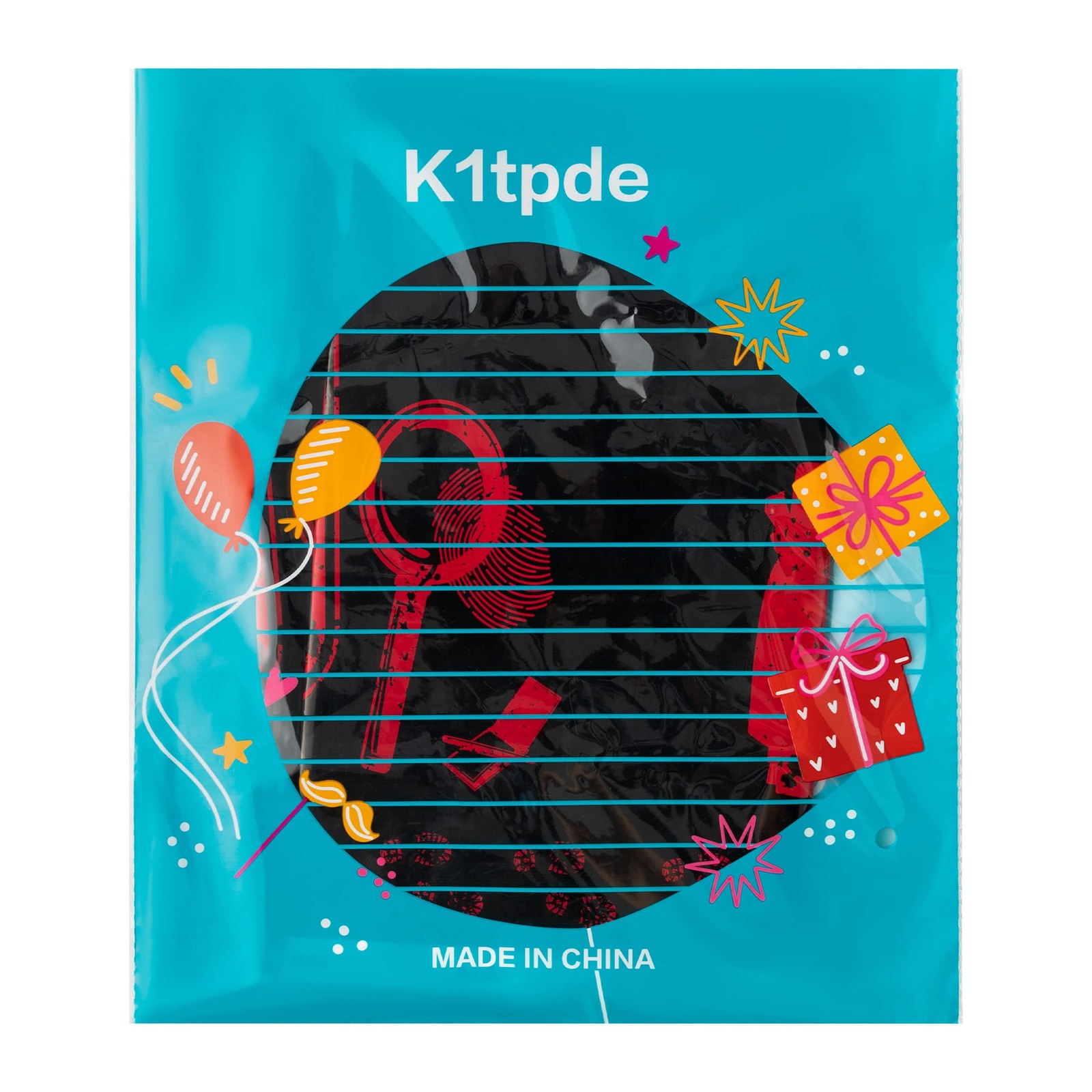 K1tpde 3PCS Spy Party Tablecloths for Kids Birthday 87×51 inches, Black