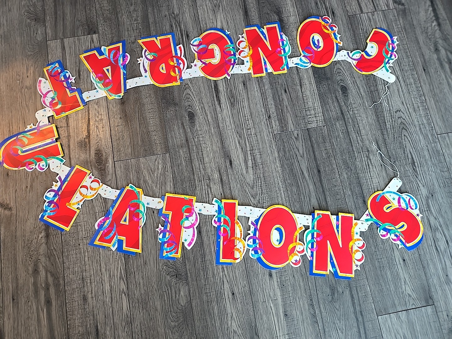 Congratulations Backdrop Banner for Any Occasion Party