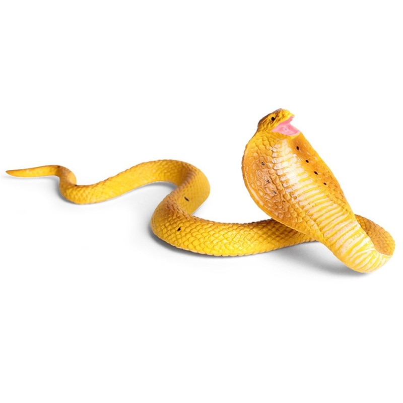Soft Plastic Snake Figurine Toy Solid Model Snake Figure For Reptiles Enthusiast
