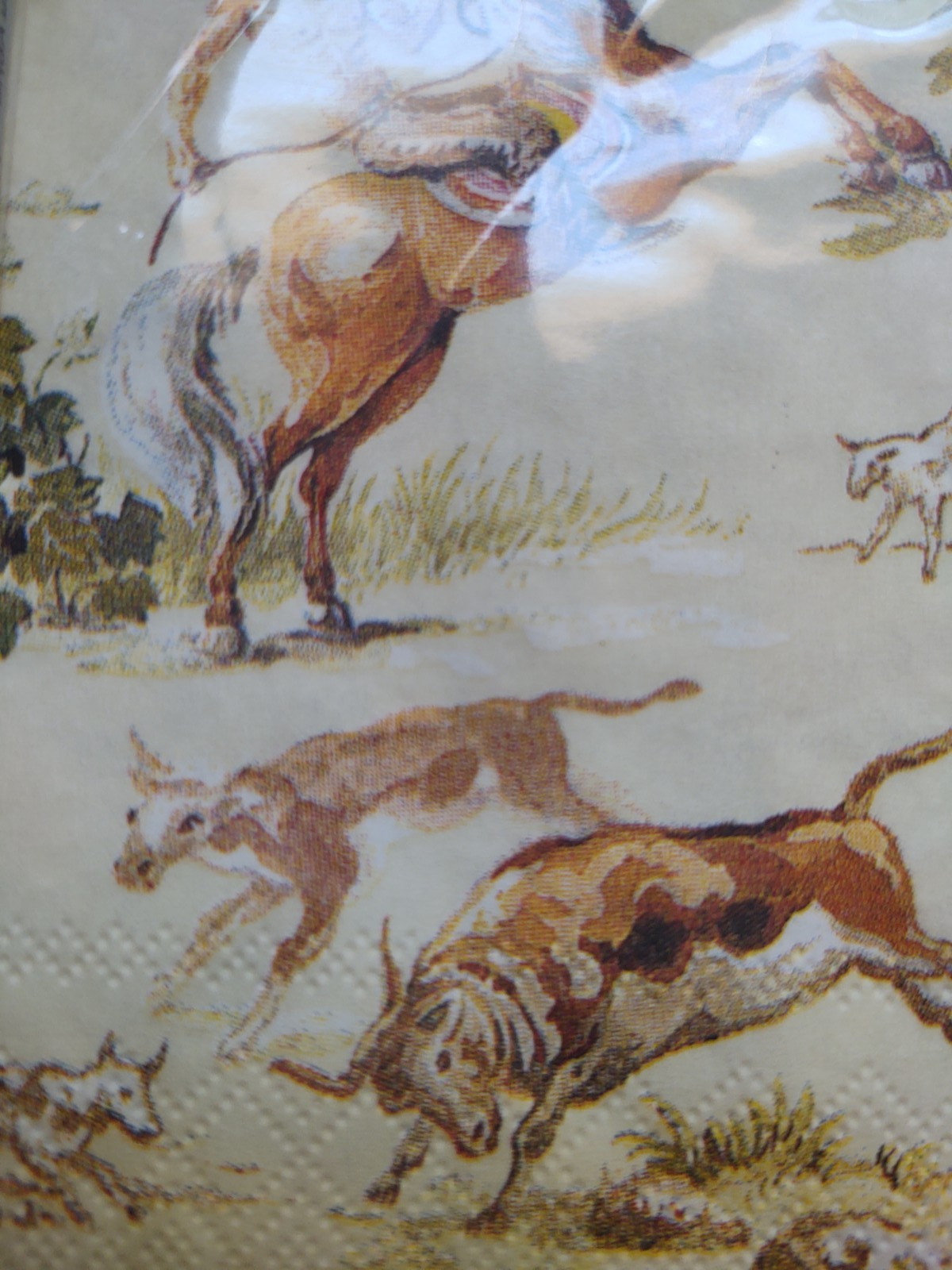 Cocktail Napkins Wild West Cowboys Covered Wagons (20) 5×5″ Paper IHR Germany