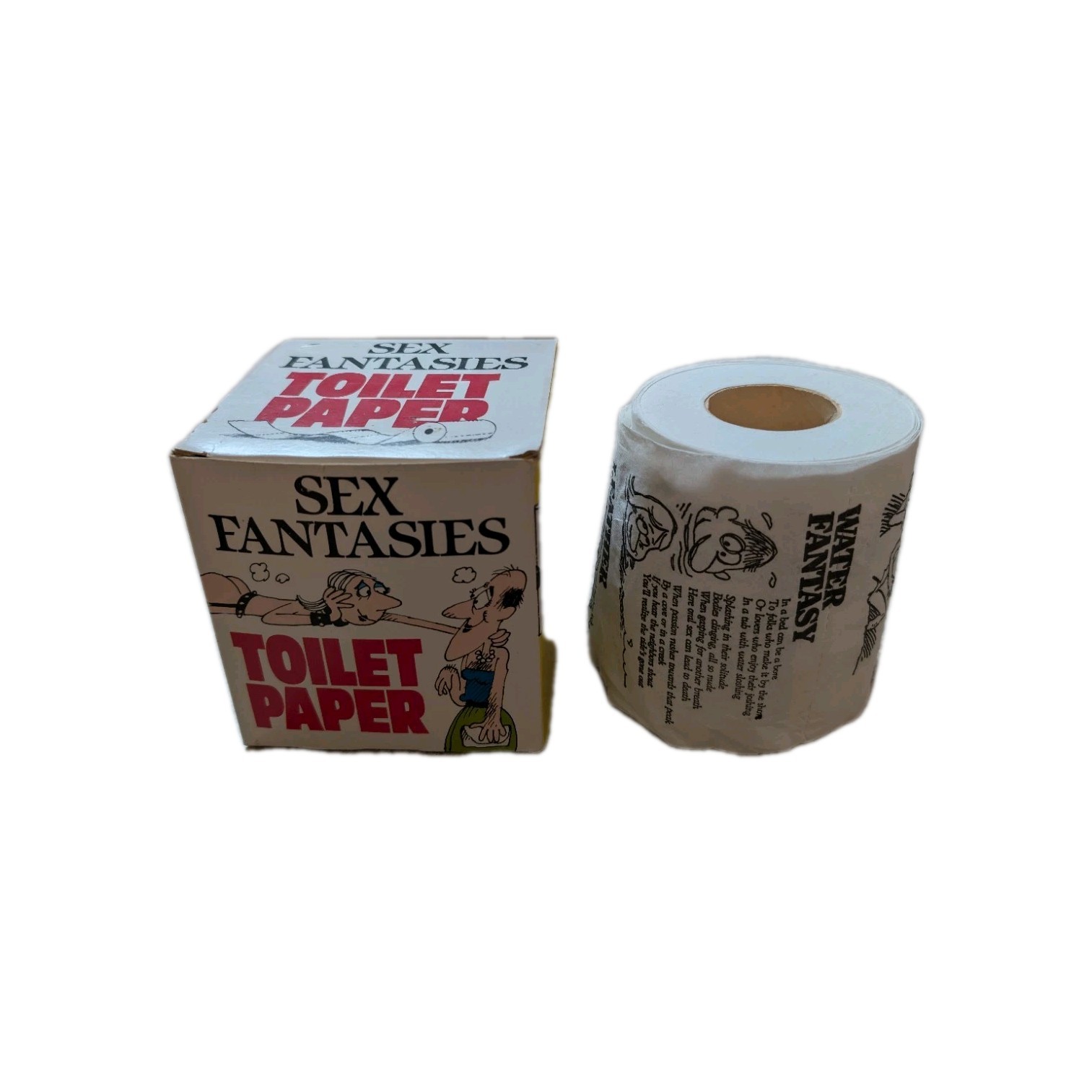 Vintage 1986 SEX FANTASIES TOILET PAPER (Humor) Gag Gift RARE