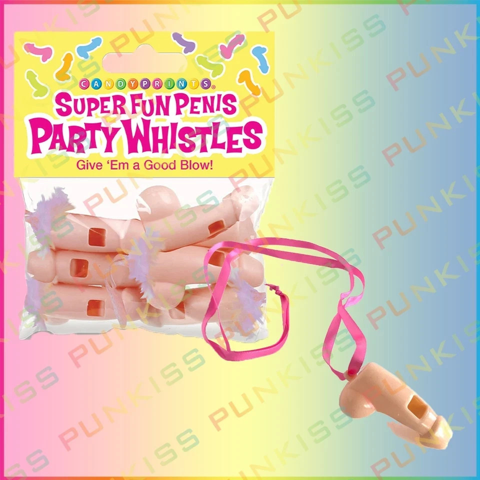 Bachelorette Party Favor Penis Shaped Whistles💋For Fun Friends Party – Discreet