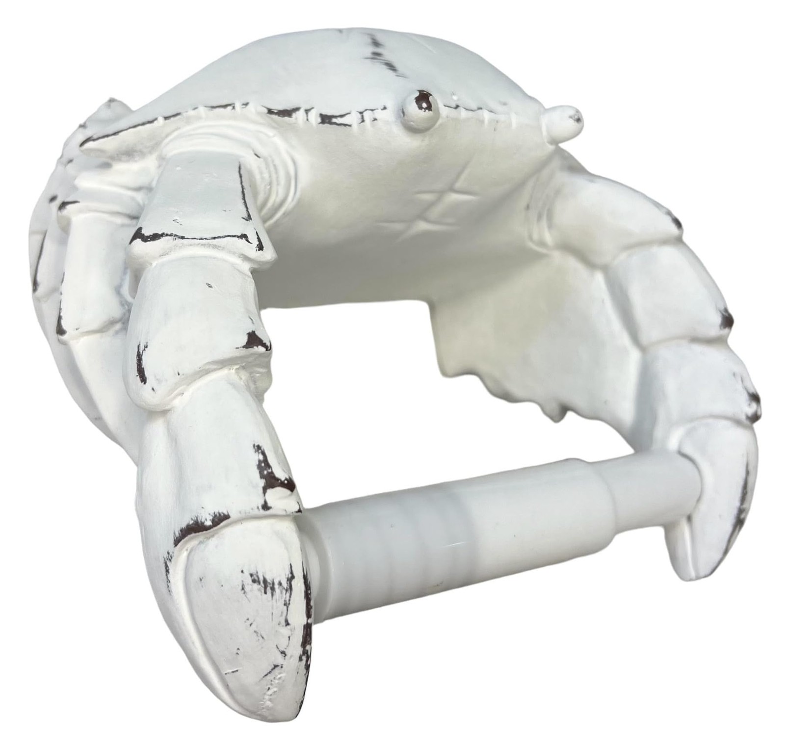 Crab Wall Mount Toilet Paper Roll Holder – Unique Decorative Rustic Nautical Bea