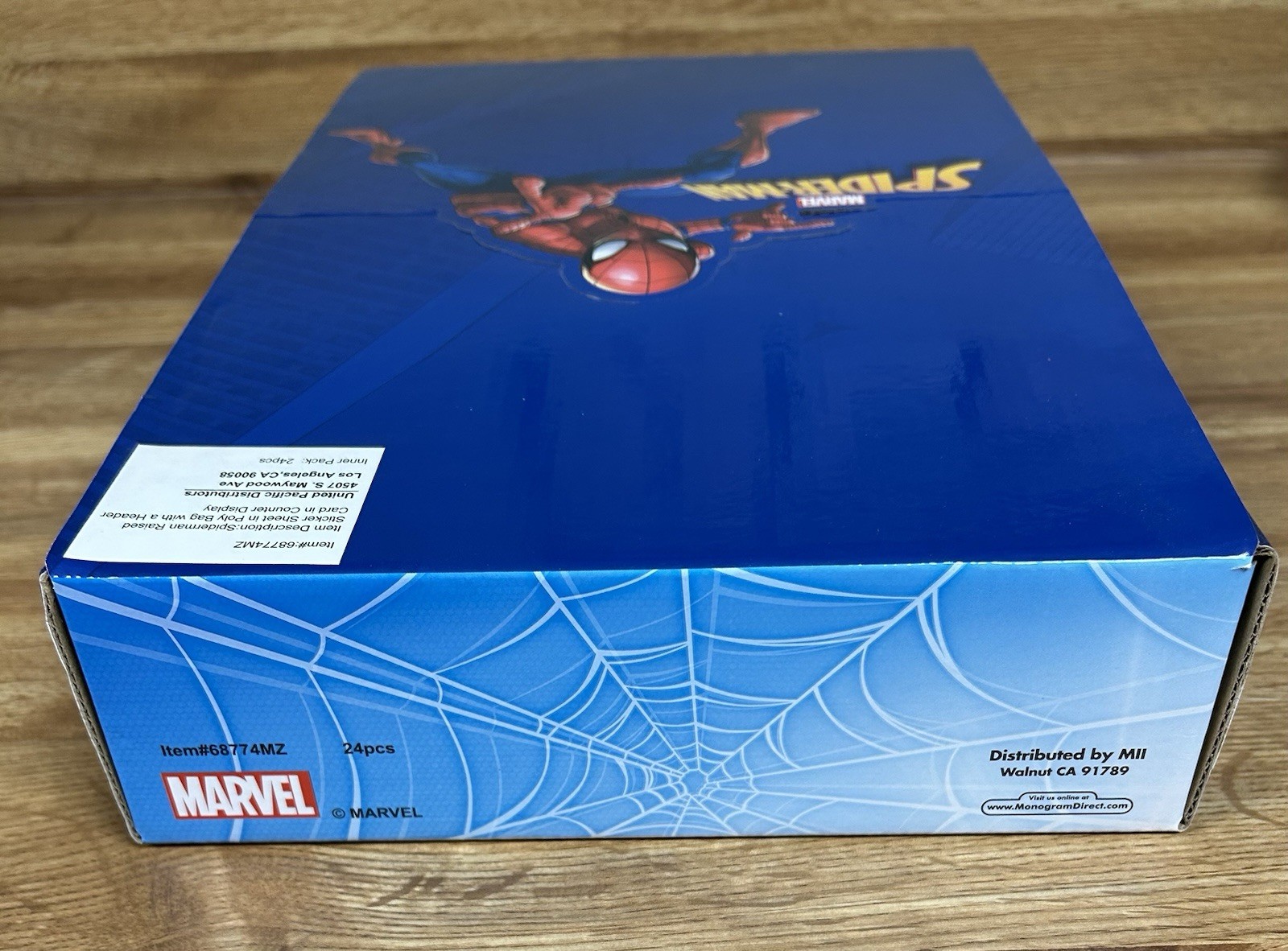 Marvel Spider-Man Sticker Sheets Lot 24 Pack Display Box Party Favors Classroom