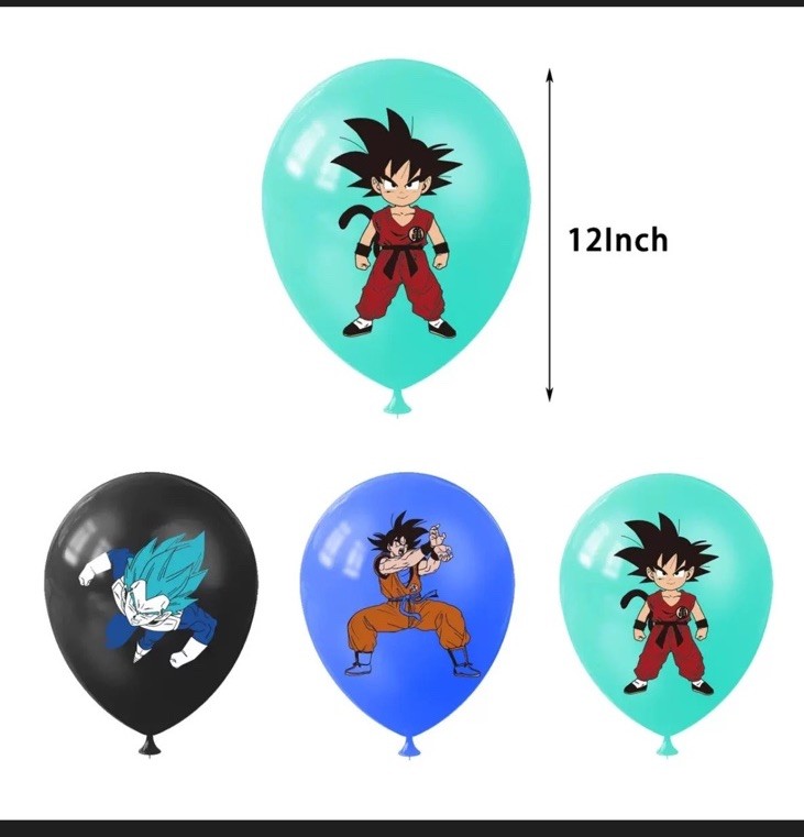 Dragon Ball z Party Supply kit With Add-ons