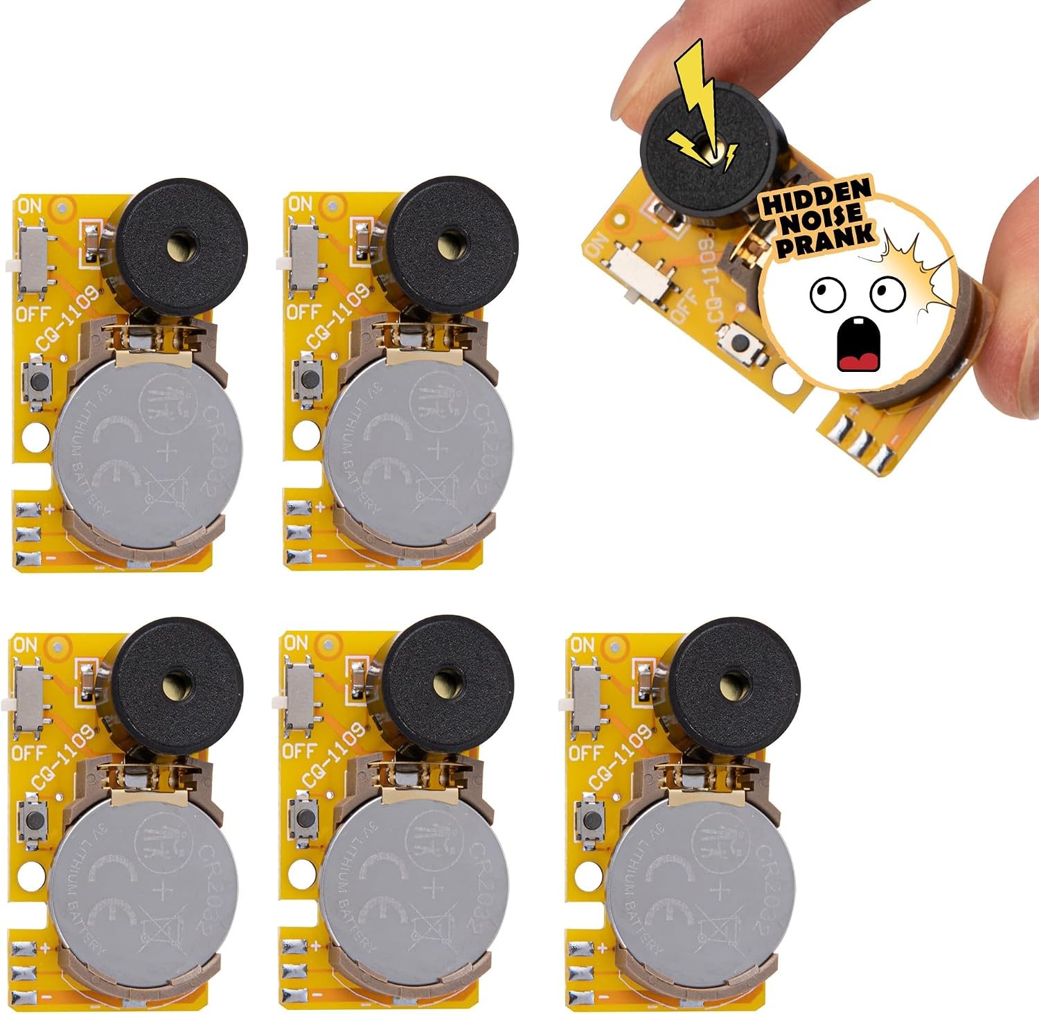 3 Pcs Mini Hidden Prank Noise Maker Cricket Sound Annoying Beeping Gag Device Bl