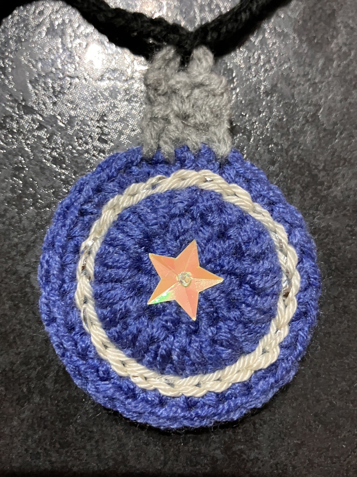 🌈 Rainbow Christmas gift Baubles Bunting Hand Crochet window camper gift
