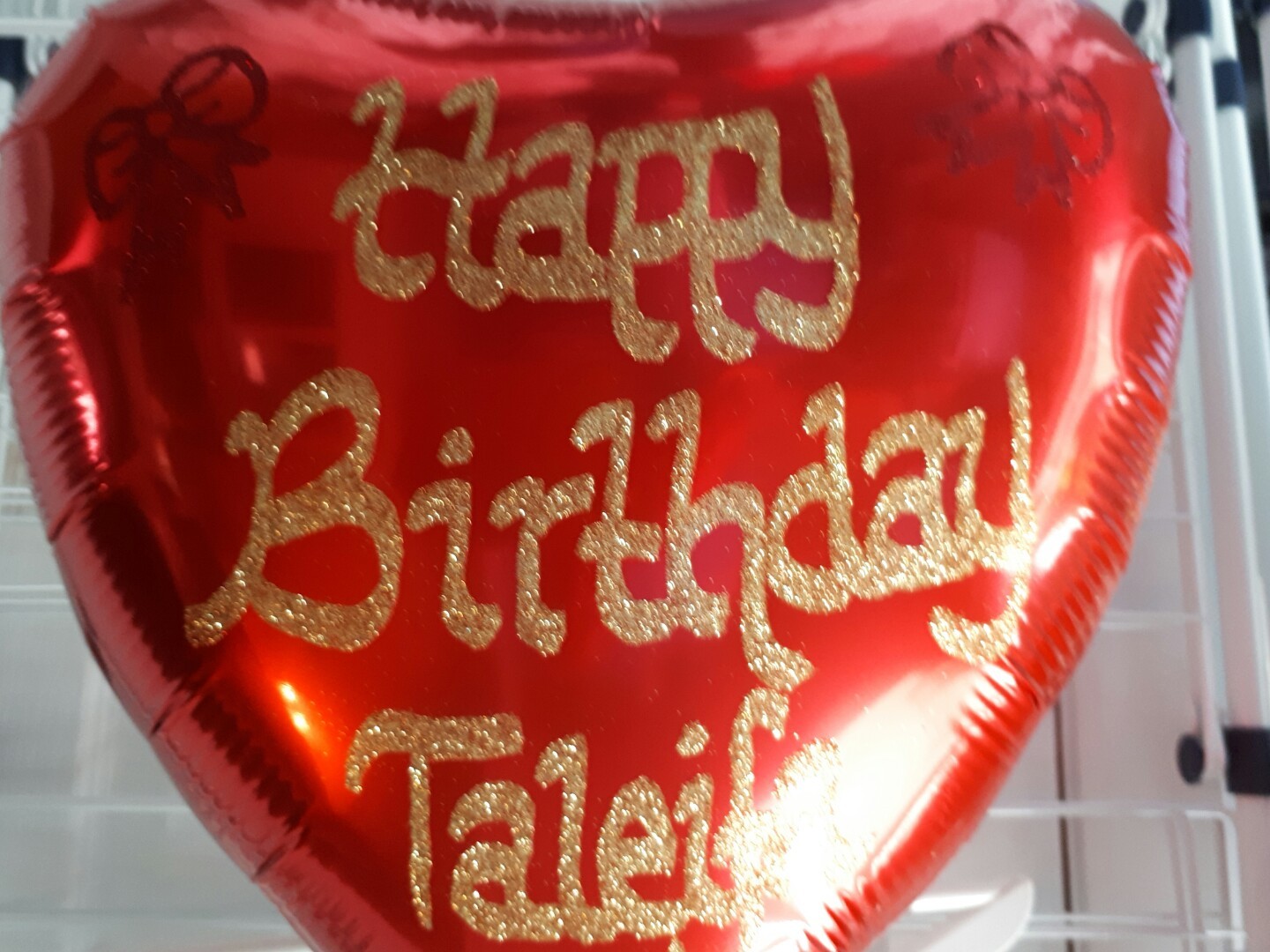 Any Occasion Glitter Personalised Helium Foil Balloon