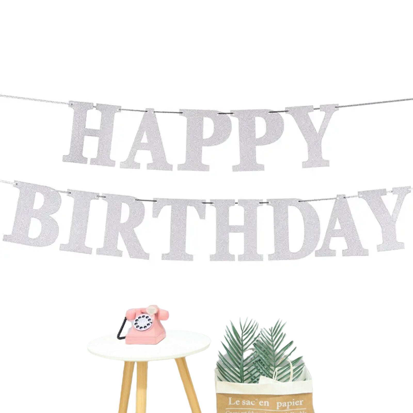 HAPPY BIRTHDAY Balloons Banner BUNTING GARLAND PARTY DECORATION GIRLS BOYS