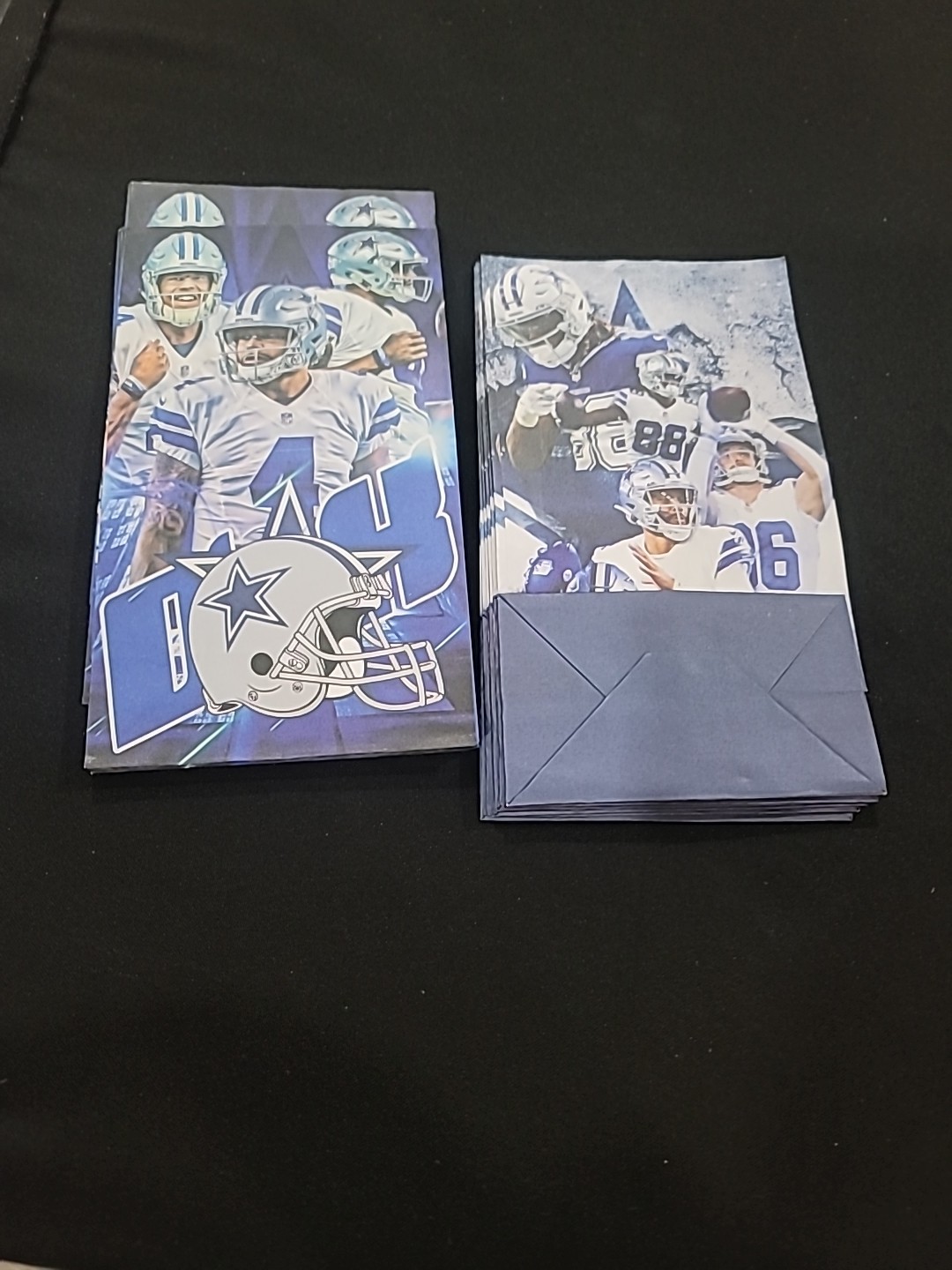12 Pack NFL DALLAS COWBOYS Party Paper Treat Gift Bags Football Themed PT7