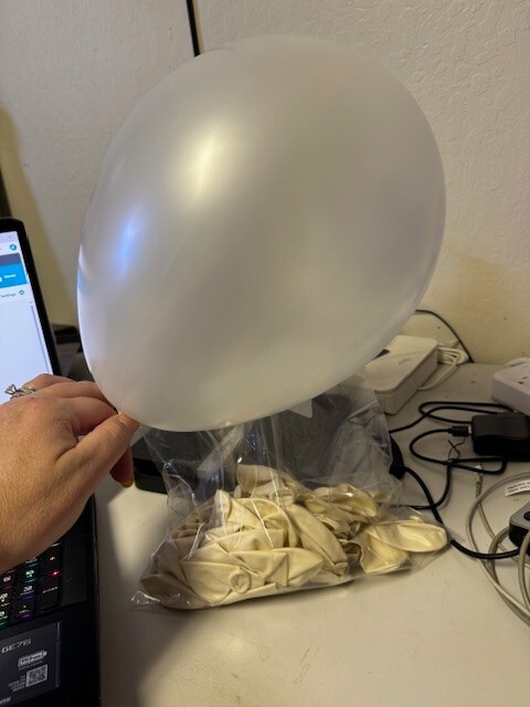 Bulk Lot of Ivory Latex Balloons 38ct. Party Decoration New!!!
