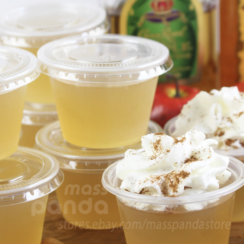 4 oz Dart Large Jelly Gelatin Shot Disposable Clear Plastic Portion Cups