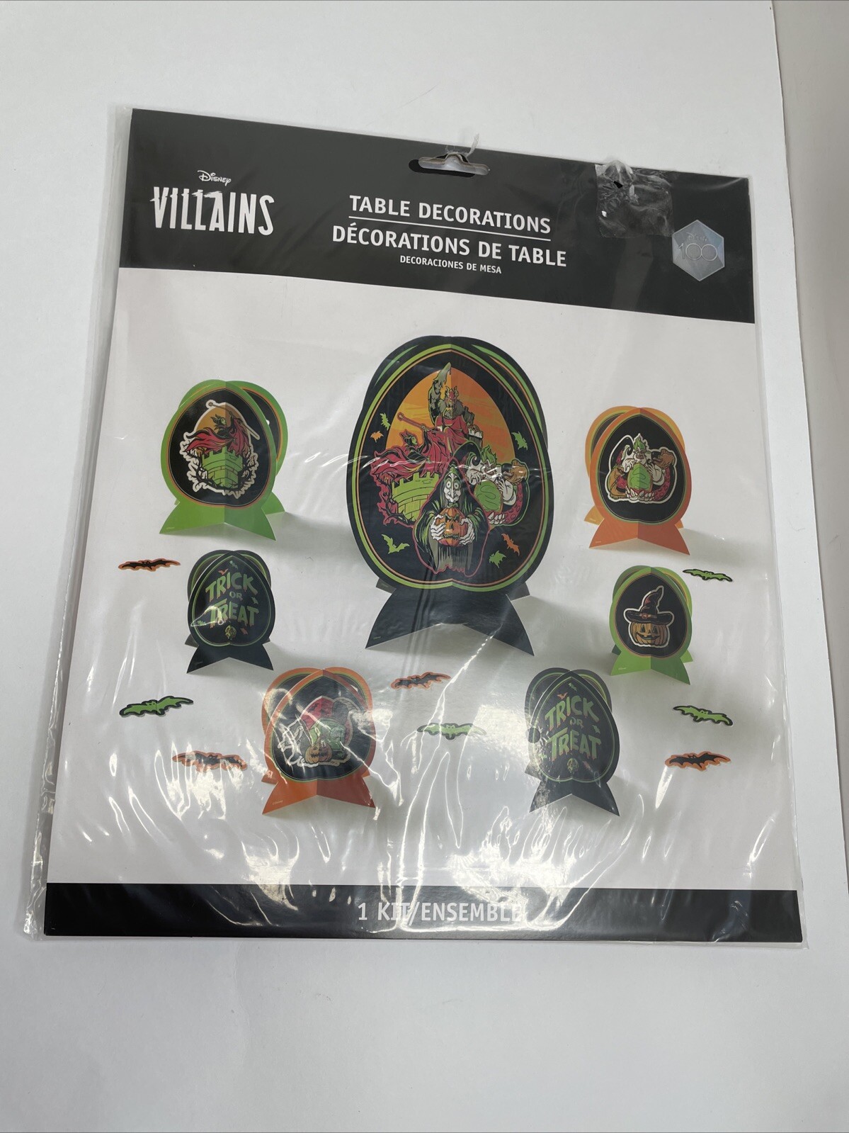 Disney Halloween Villains Haunted House Carnival Party Table Decorating Kit