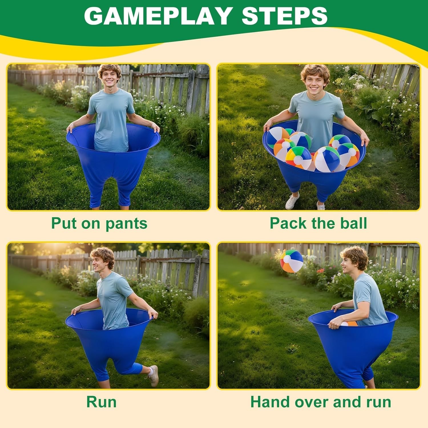 Granny Pants Yard Game Sets, Oversized Granny Pants Outdoor Game, 2PCS Granny…