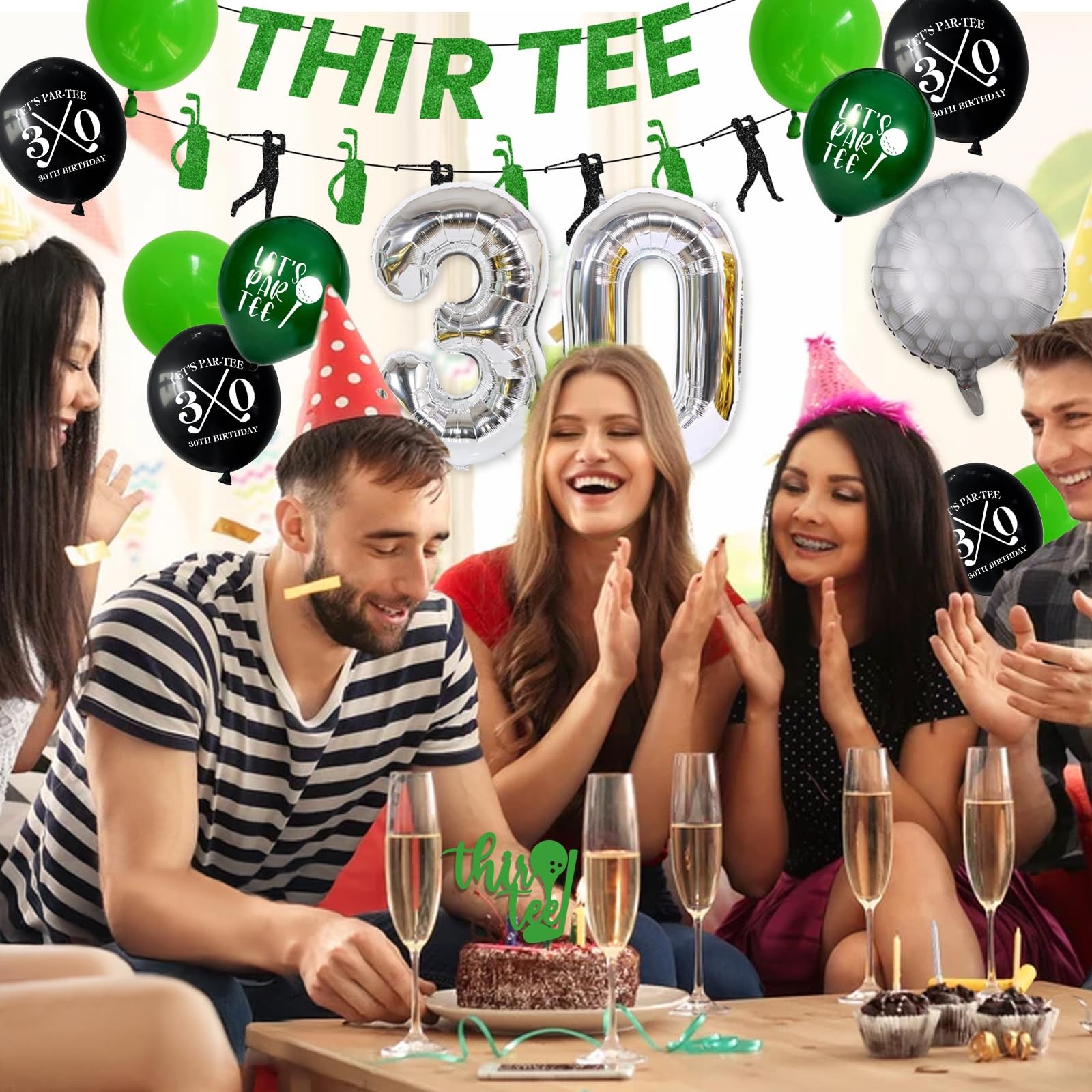 30th Birthday Decorations for Him, Golf 30th Birthday Party Decoration Themed…