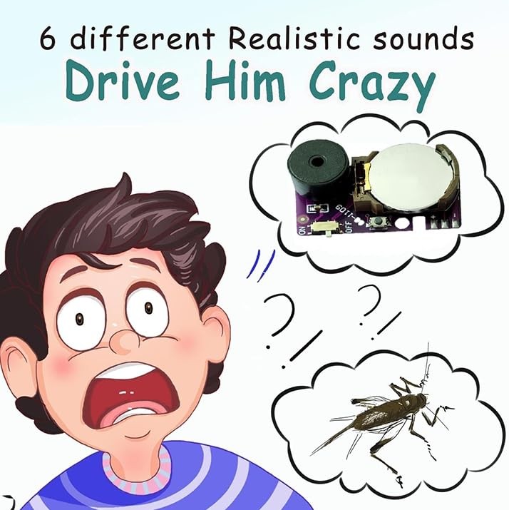 Cricket Noise Maker Prank Set (6 Pcs) – Hilarious Office Gag Gifts