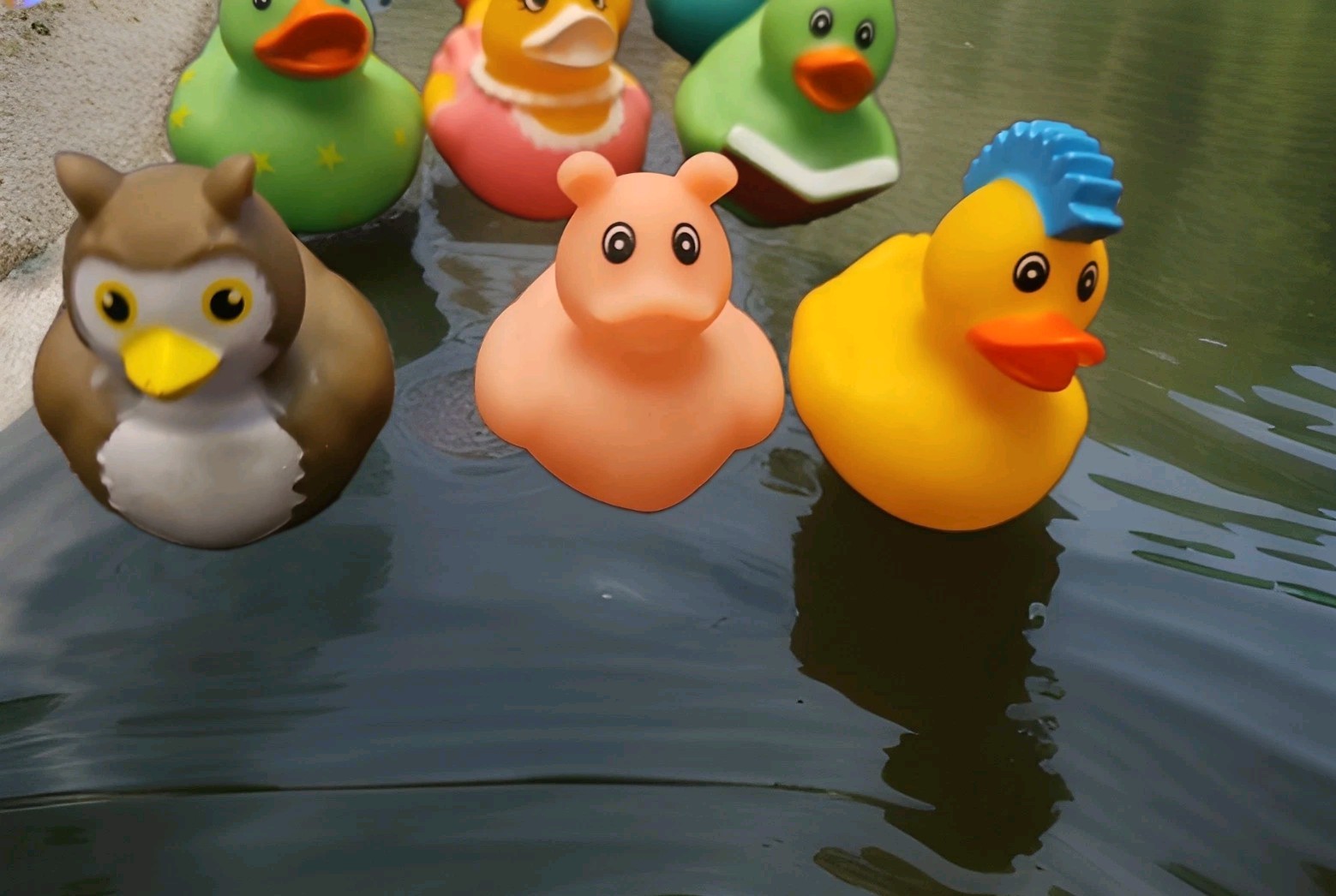 Rubber Ducks in Bulk (9) ,Assortment Duckies for Jeep Ducking Floater Duck Bath