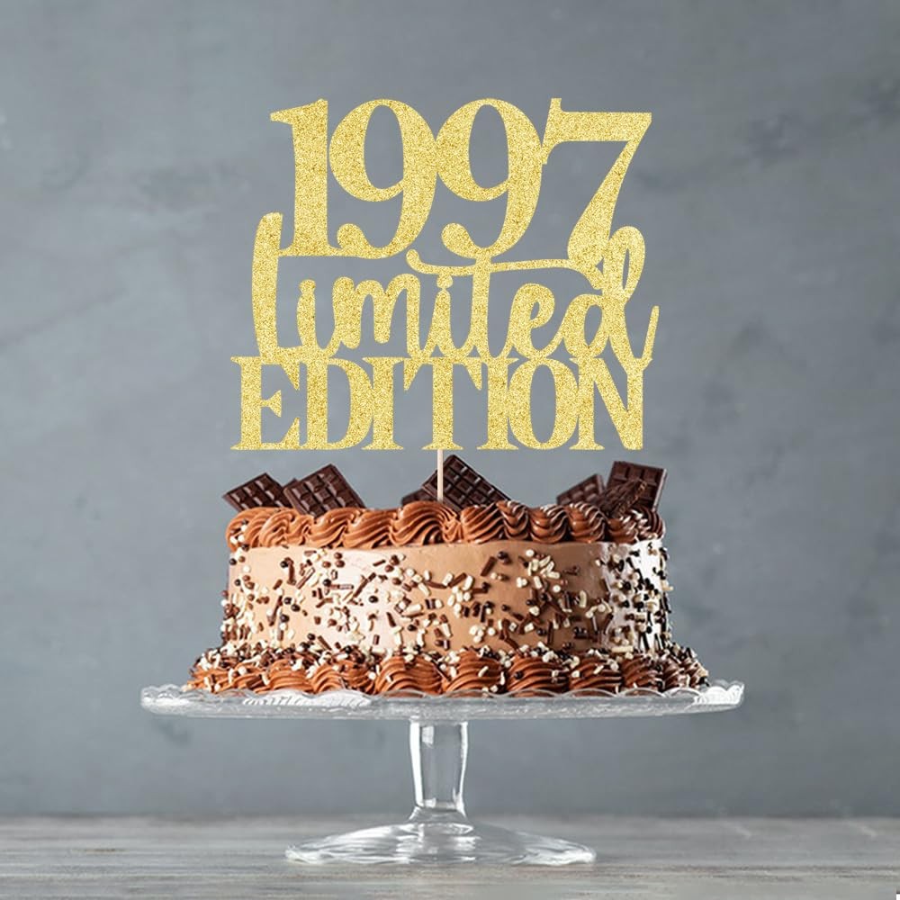 Limited EDITION 1997 cake topper 29th birthday happy birthday cake topper men…