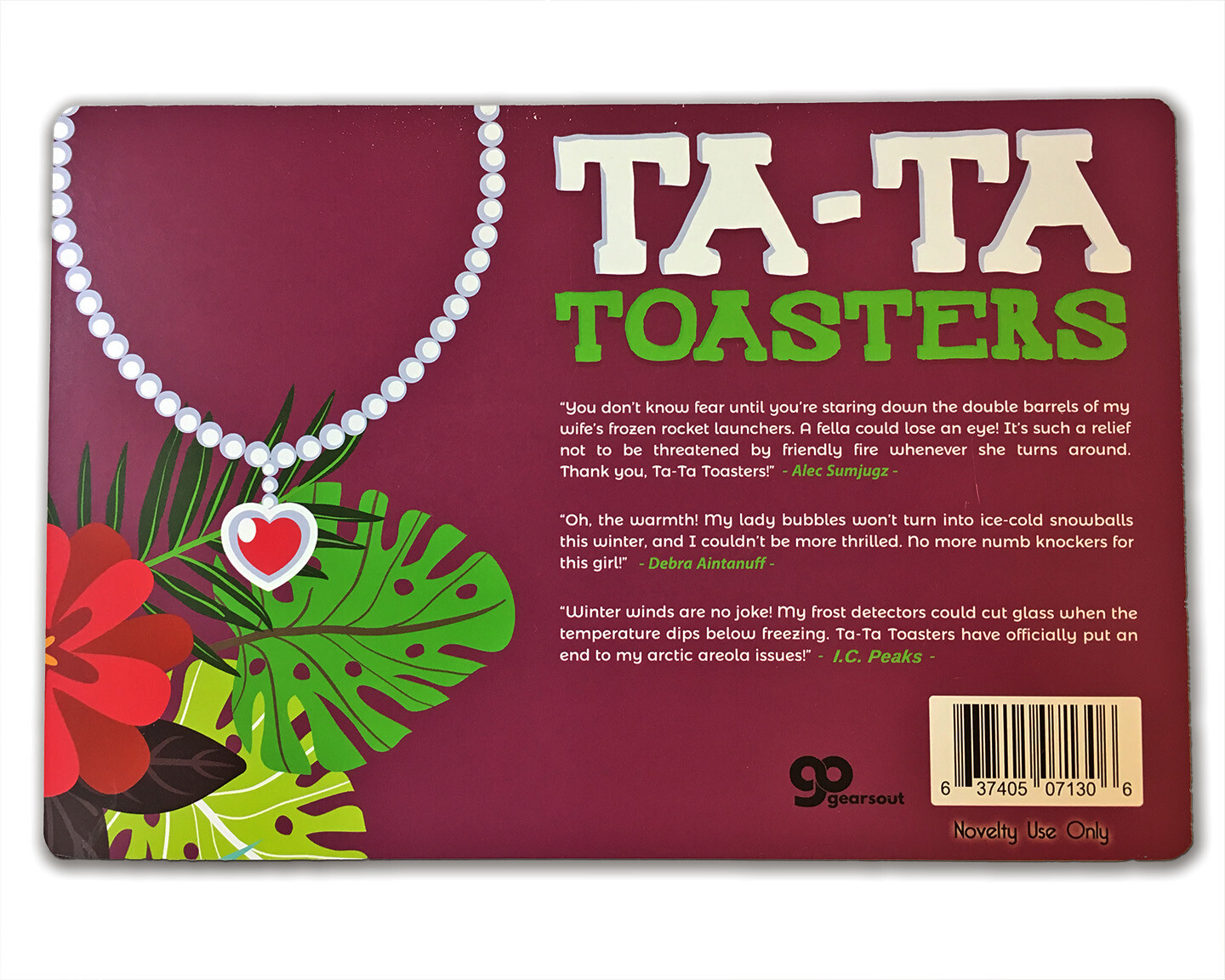 Ta-Ta Toasters – Funny Hooter Warmer for Women – Funny Adult Gag Gift Joke