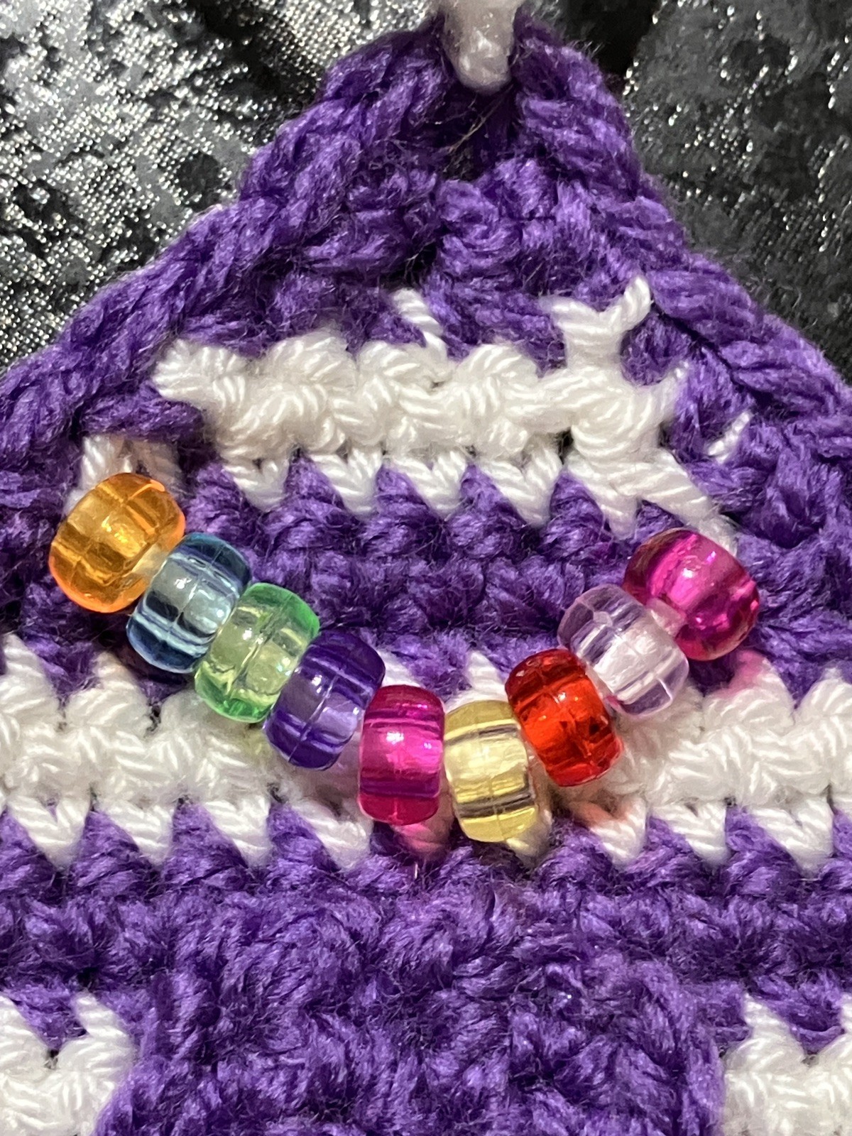 NEW Beach huts ice cream Hand Crochet Bunting Window camper summer Gift