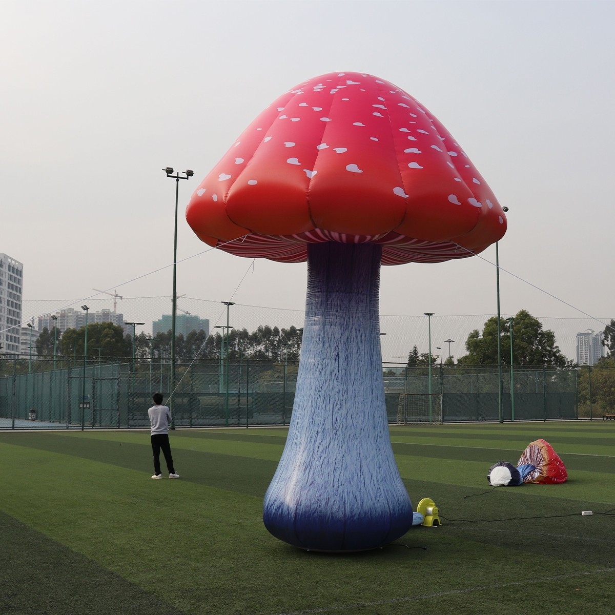 10FT Giant Inflatable Mushroom for Theme Park Party Event Stage Decoration