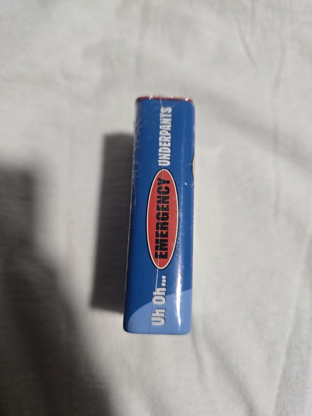 Emergency Underpants – Unopened Sealed Tin with 1 Pair – fits most adults
