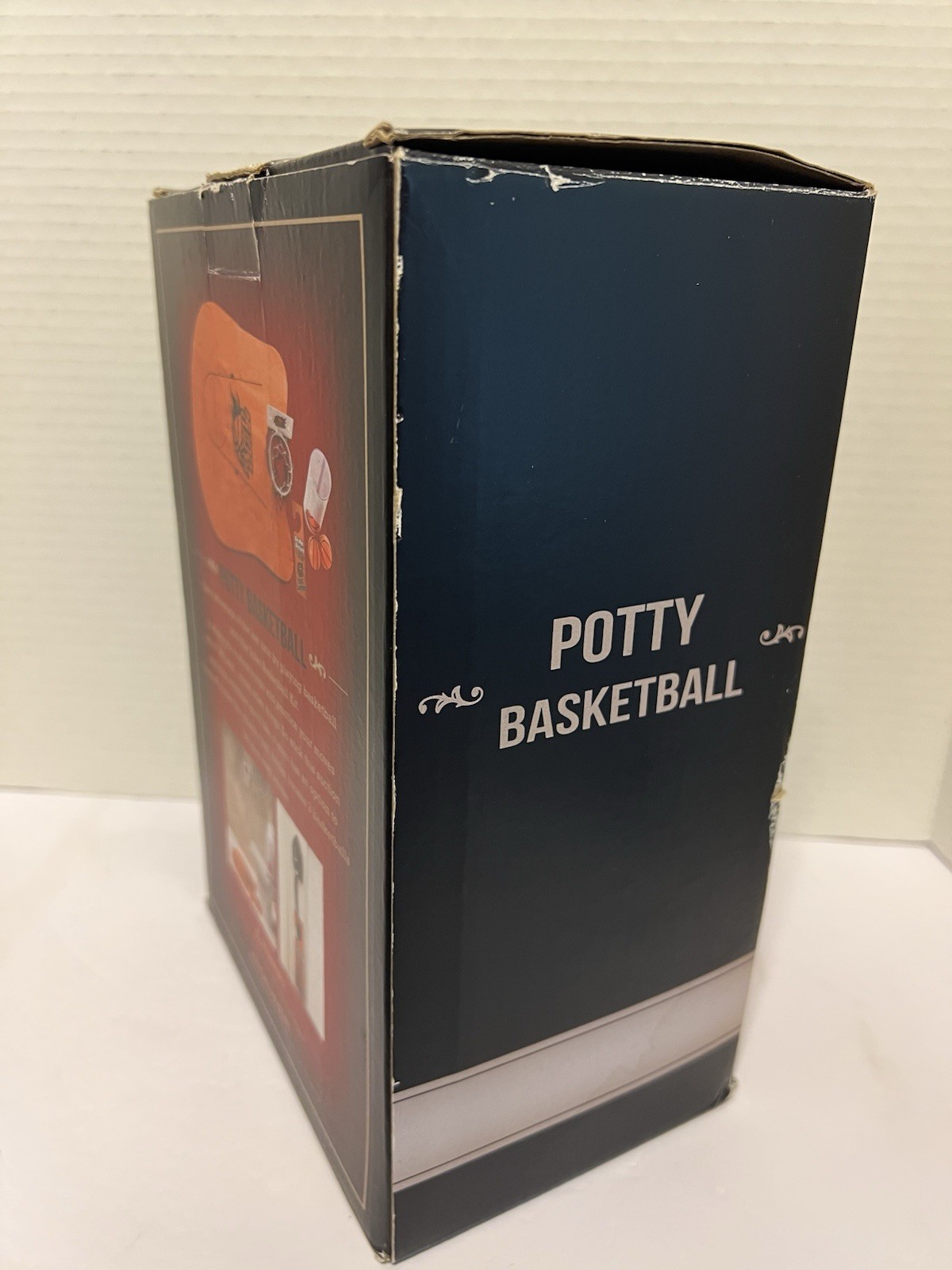 Potty Basketball Free Throw Toilet Bathroom Game Slam Dunk Miniature Gag Gift