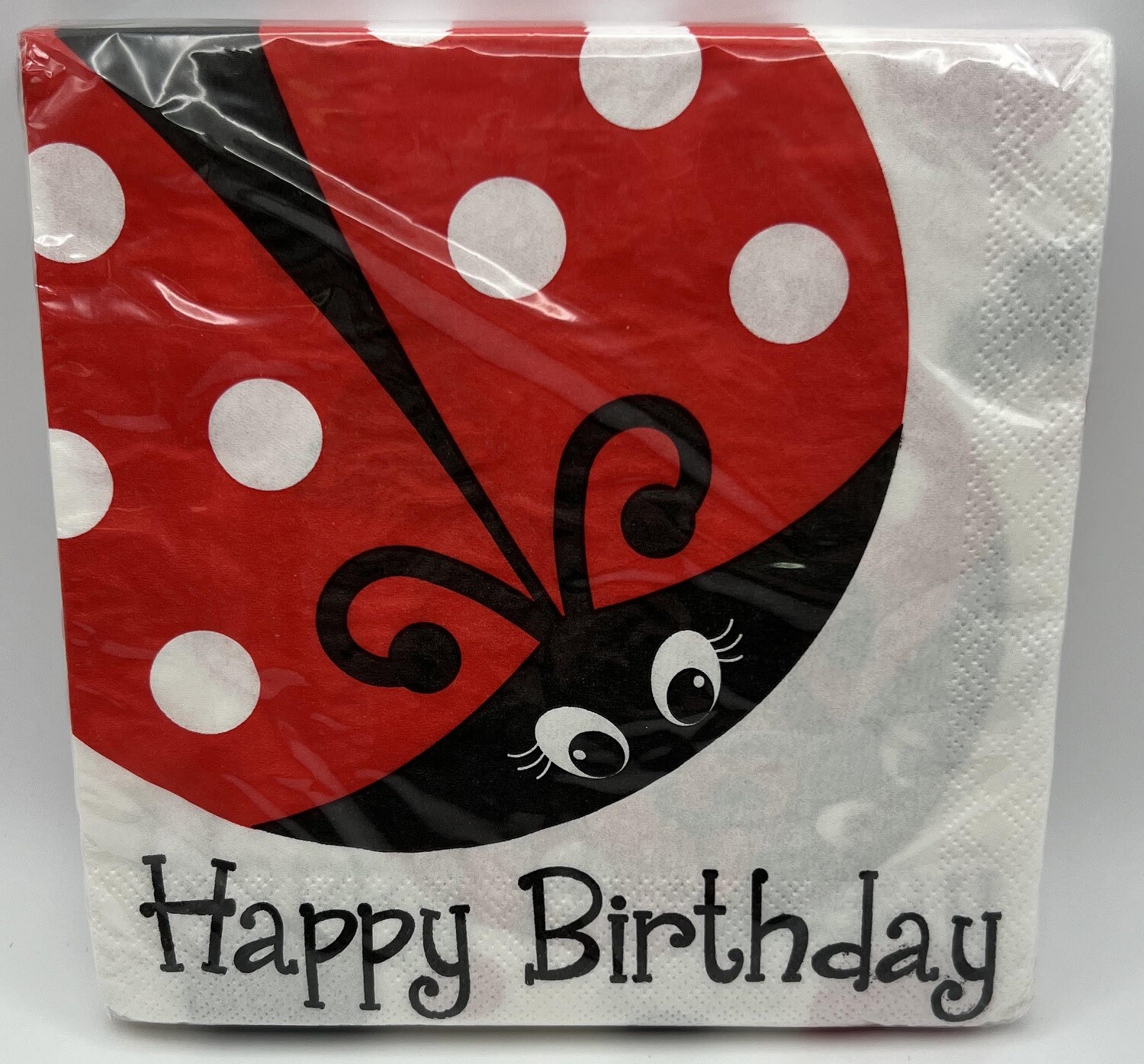 Little Ladybug Lady Bug Insect Animal Birthday Party Paper Luncheon Napkins