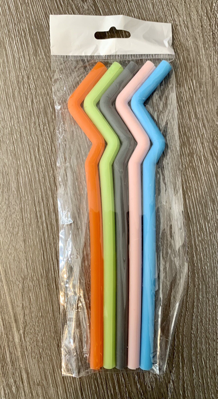 25pc Multi-Color Reusable Party Straws Unique Design Washable Colorful