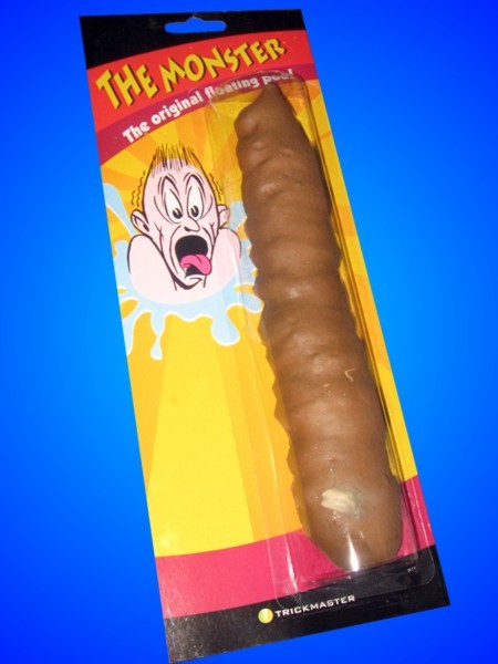 GIANT MONSTER POO Crap Fake Joke Prank POOP Turd Gag Rubber Dog Floating Jumbo