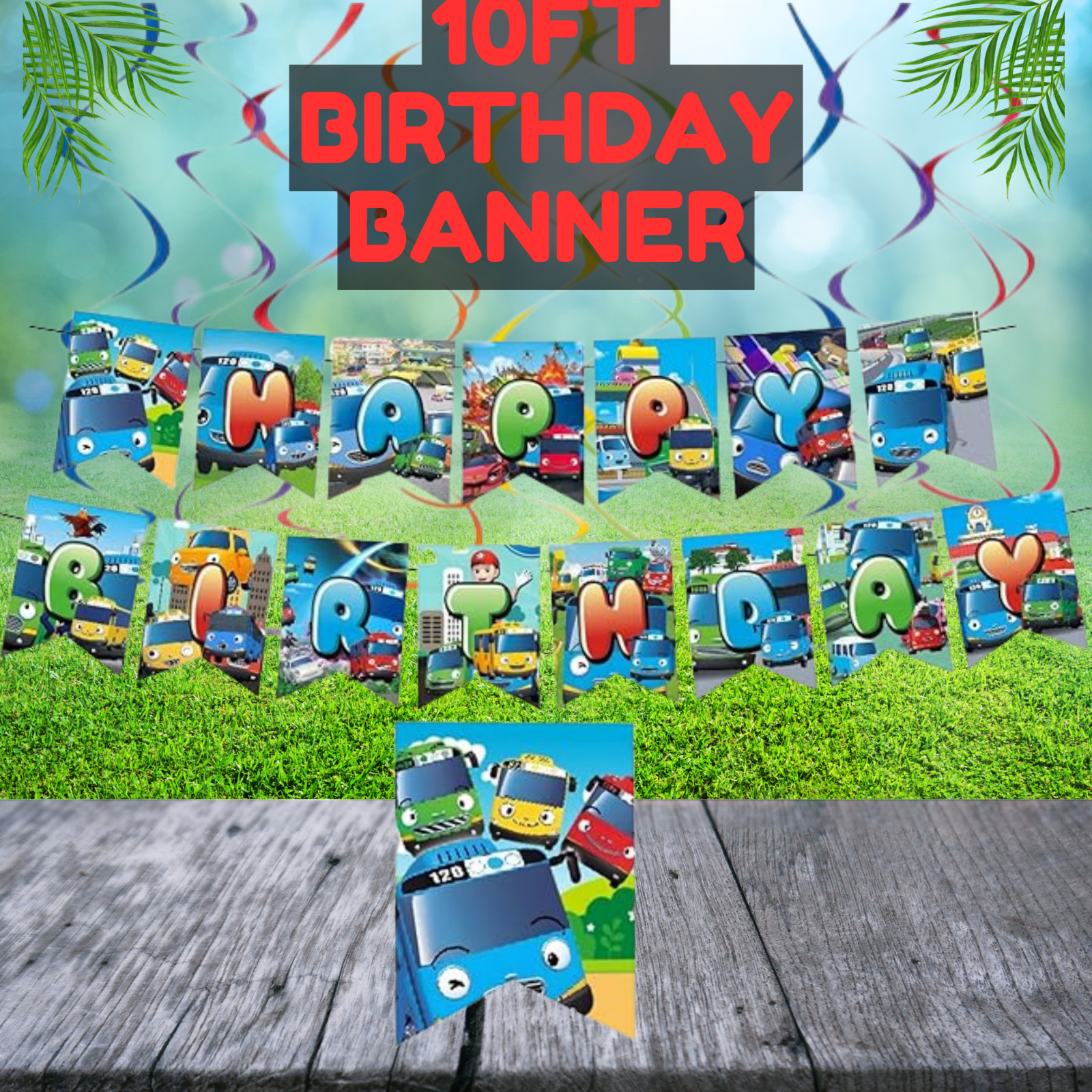 TAYO THE BUS birthday party supplies favor centerpiece decoration event theme