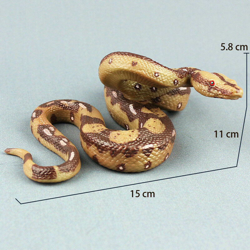 Fake Realistic Boa Snake Scary Toy Prank Party Joke Halloween Decor Prop