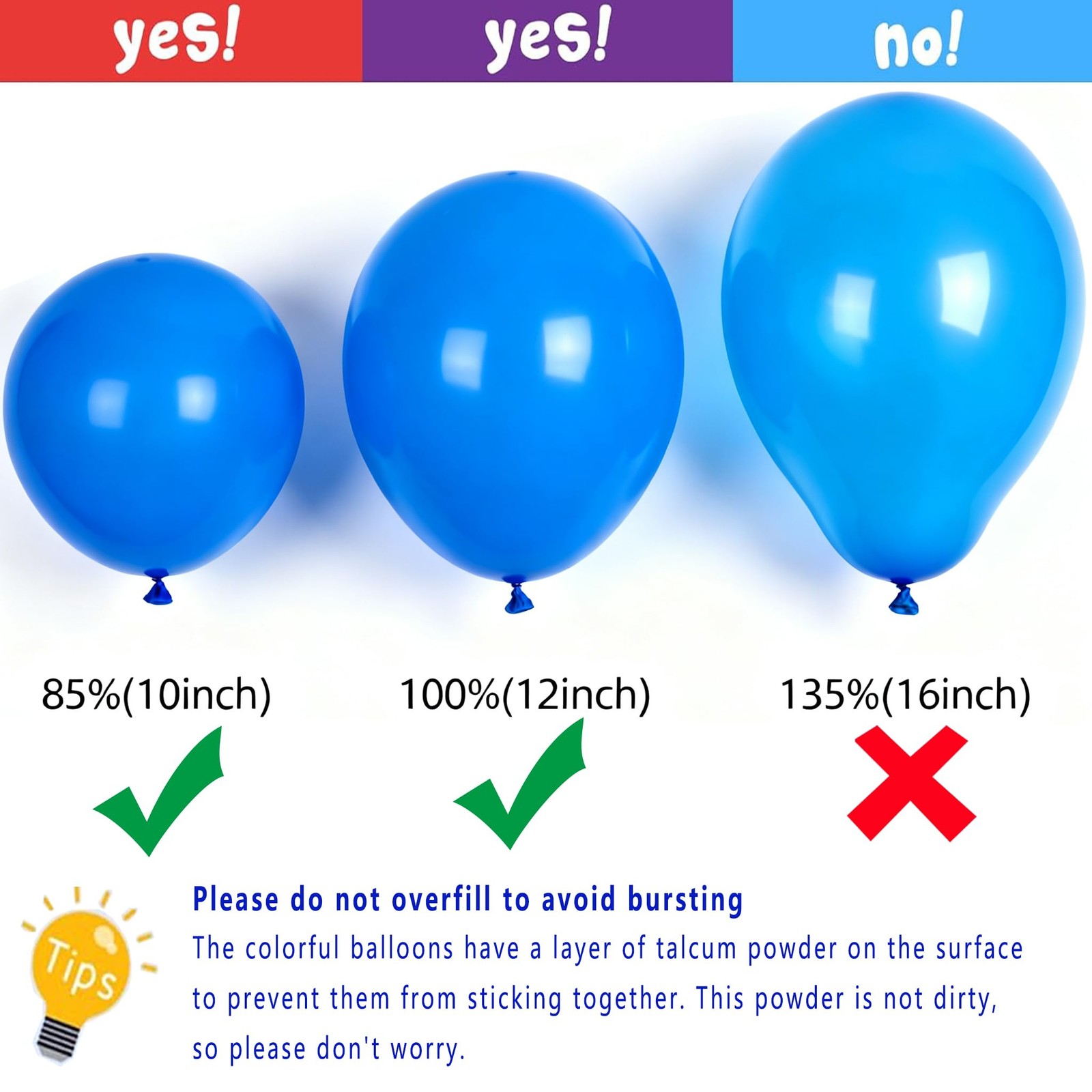 100PCS 12 Inch Rainbow Latex Balloons, Assorted Colors Party Balloons Bulk Pa…