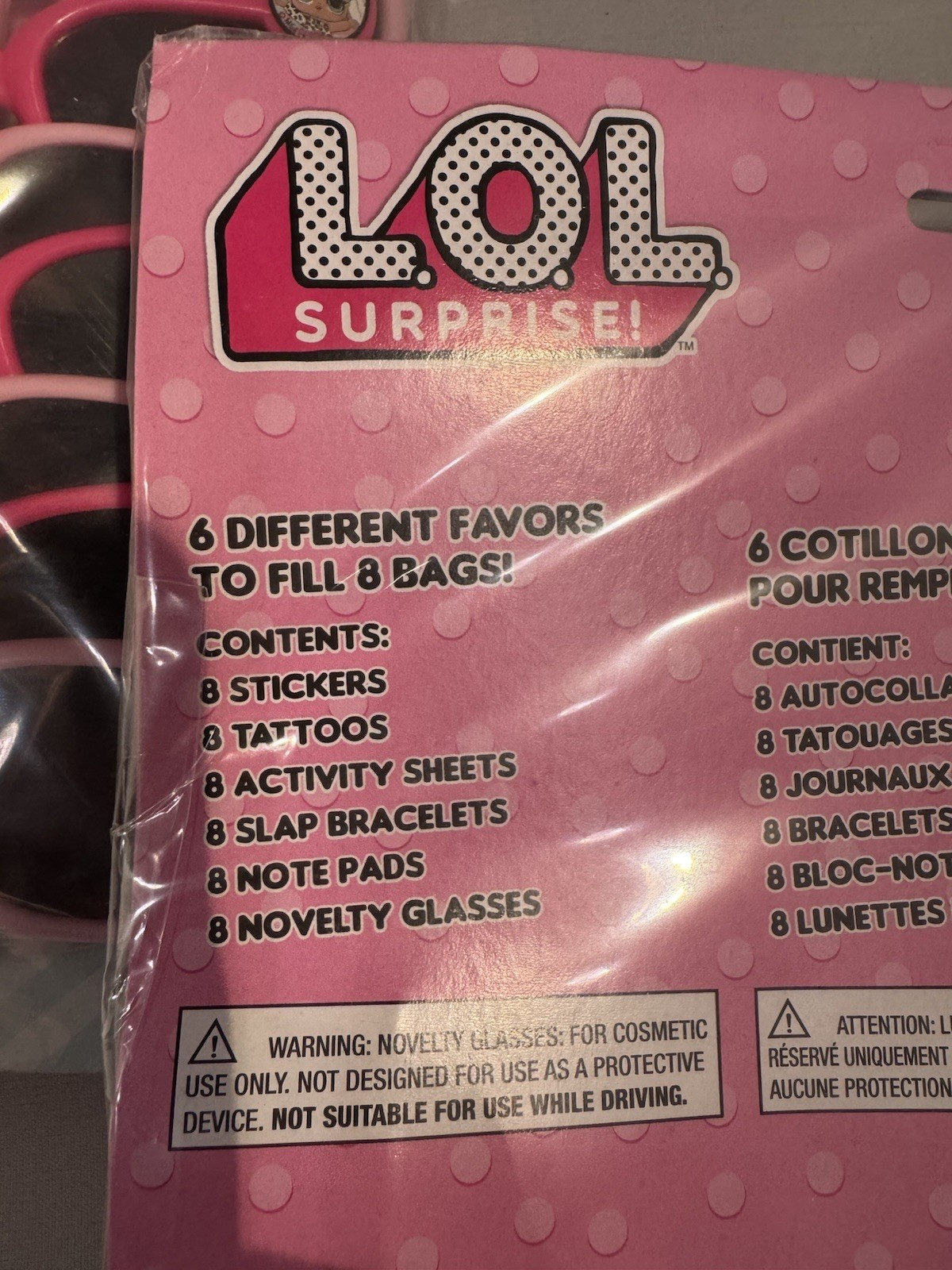 LOL Surprise Party Favors 2 x 48 Pack Create 16 sets