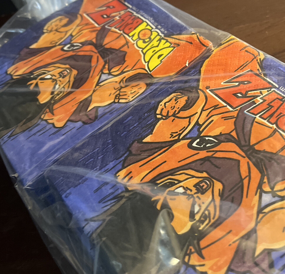 Dragon Ball Z – Birthday Party Napkins 5″ Square (6 Pack- 16 per- 96 Total)