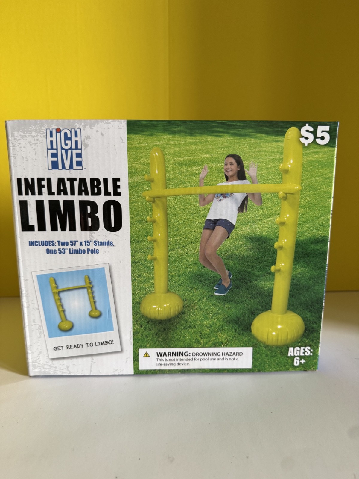 Inflatable Limbo Game – High Five Outdoor Game for Endless Family Summer Fun