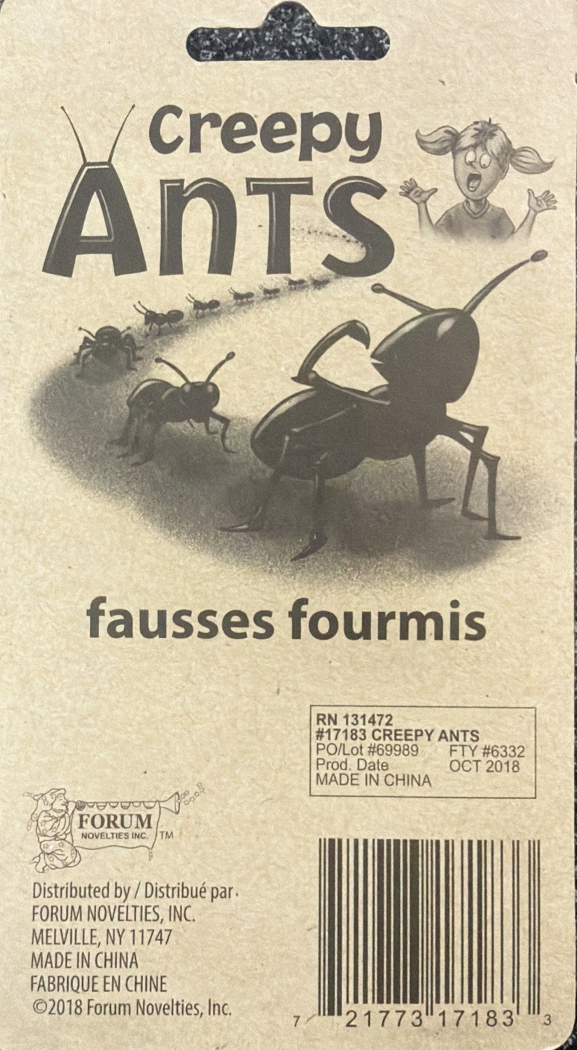 Forum Novelties Creepy Ants Gag Prank