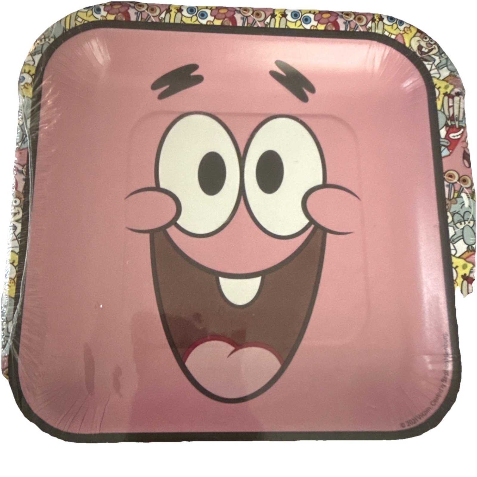 SPONGE BOB SQUARE PANTS Patrick 8 7” Plates & 4 Rubber Balls New Sealed