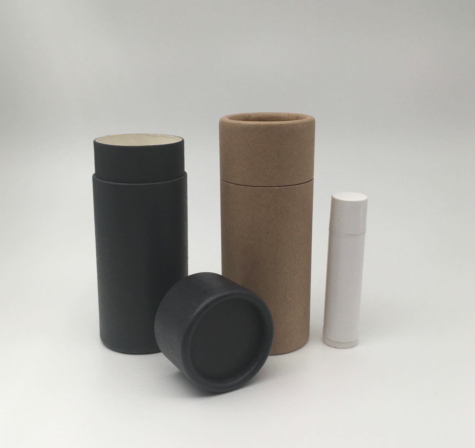 500 -2.5 oz Deodorant Lotion Tubes Kraft Paper Eco Friendly Cardboard Containers