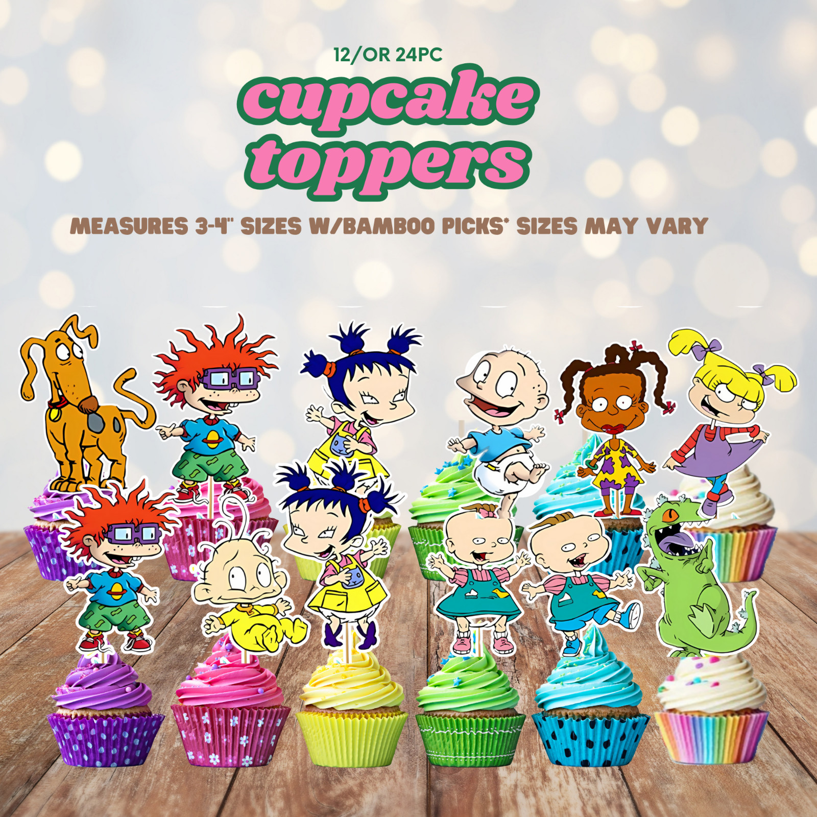 RUGRETS plate birthday party supplies rugrats centerpiece decoration event theme
