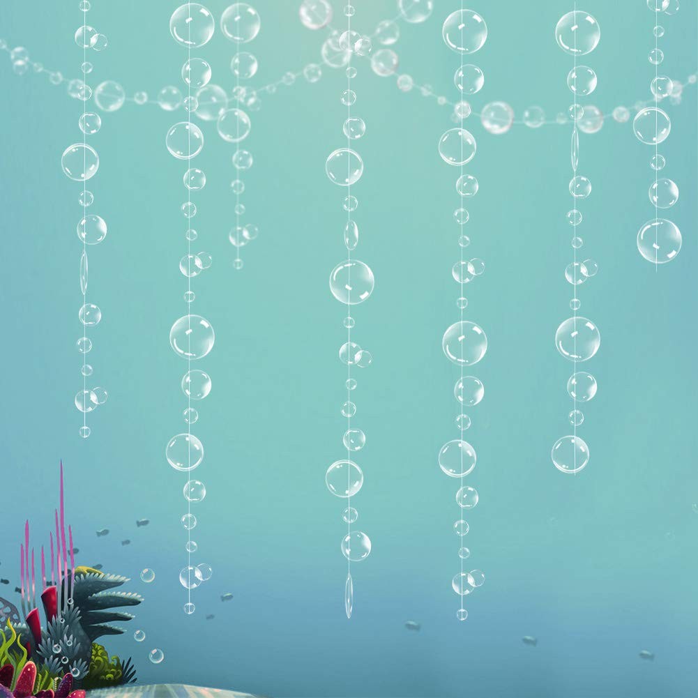 Decor365 Under the Sea Party Decorations White Bubble 4.7inch.,