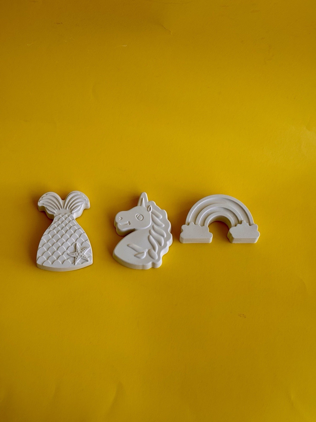 Kids Unicorn/Mermaid DIY Painting Party Favor Set White Plastic/Paper Birthday