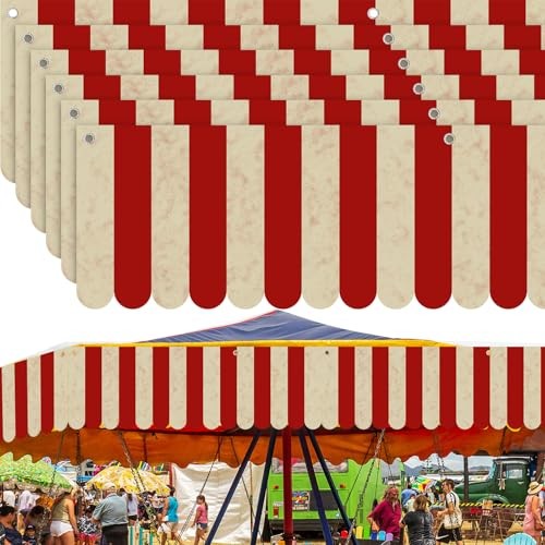 Tingjoo Pcs Carnival Circus Tent Awning Decorations Carnival Circus Theme 6