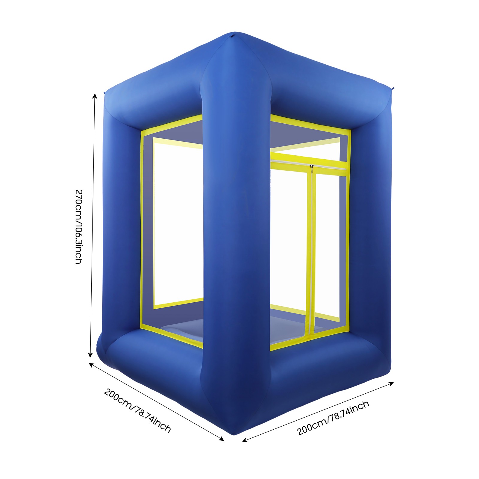 Inflatable Money Machine Booth Cash Grab Game Cube For Business Event Promotion