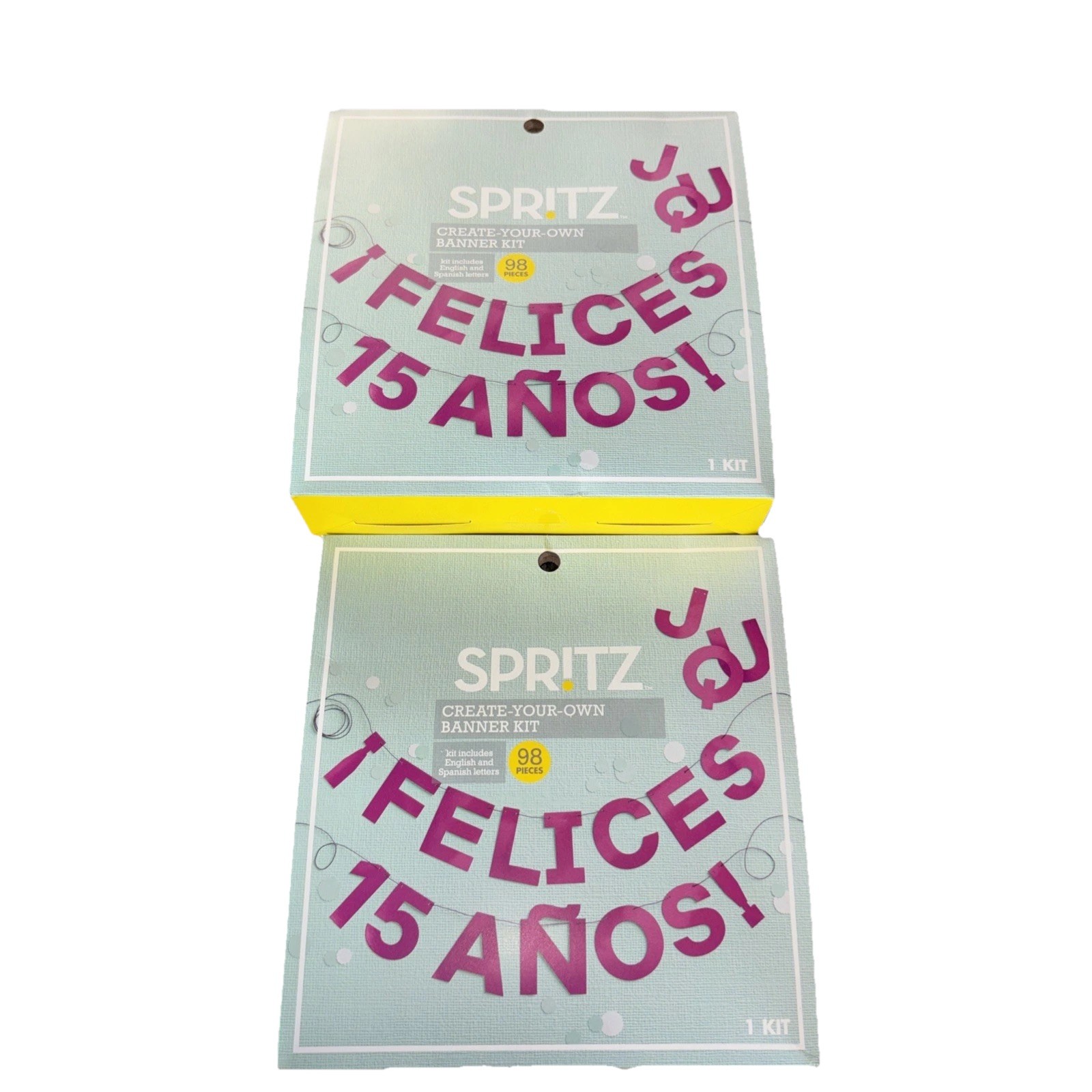 Target Spritz Create Your Own Banner Kit English & Spanish 98 Letters X2 Kits