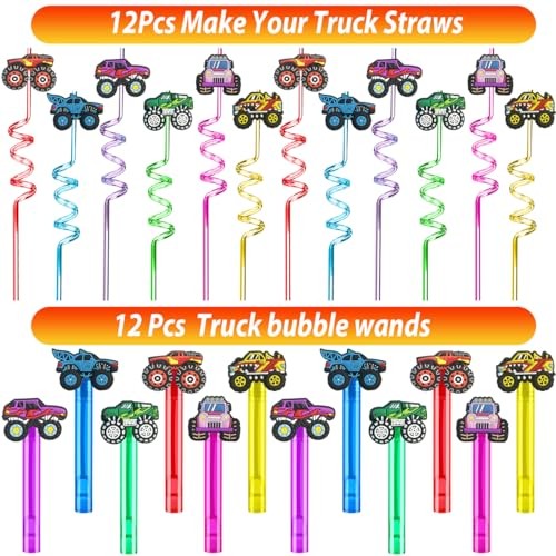 PLOUGVI 232 PCS Party Favors for Birthday Decorations Supplies Party Truck