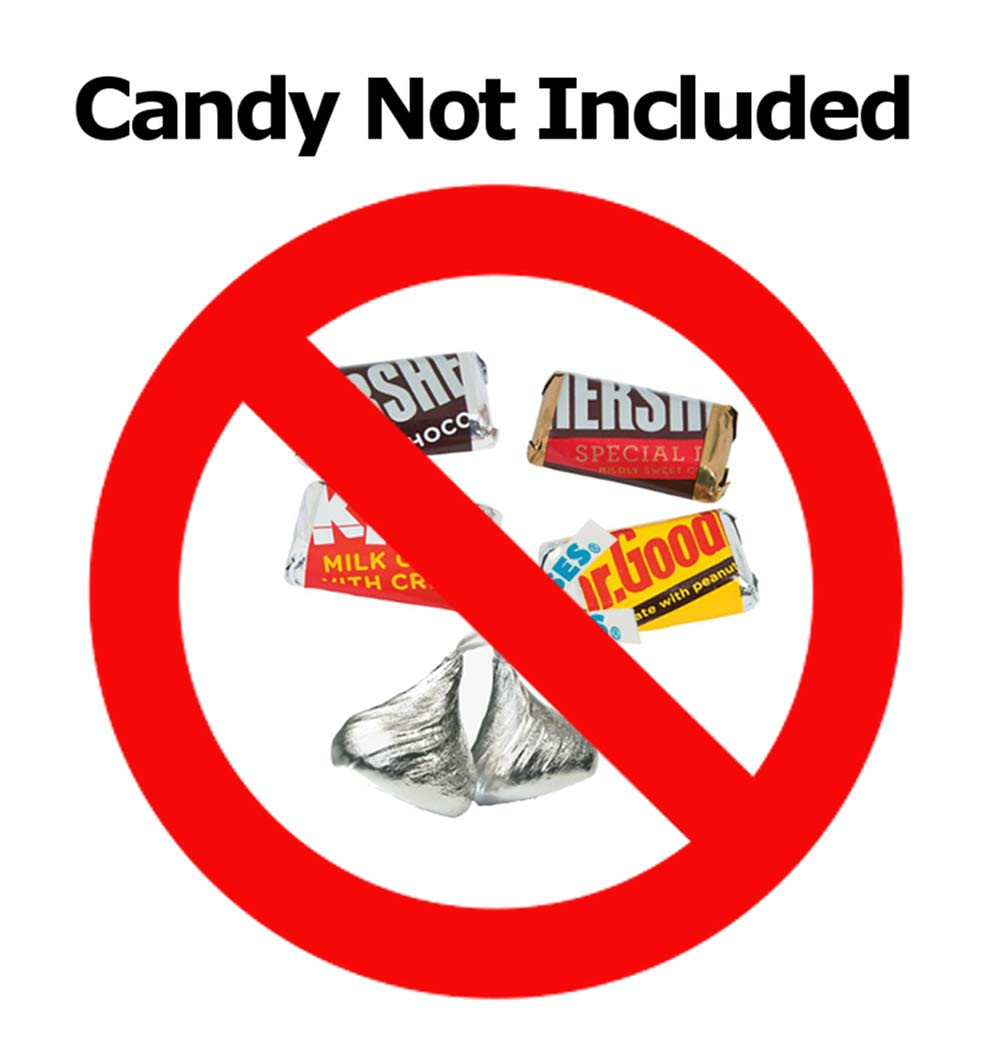 60 Graduation Cap Party Class of 2026 Miniatures Candy Bar Wrapper, (Set of 60)